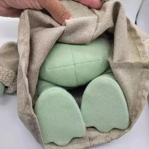 Star Wars The Mandalorian Baby Yoda Grogu The Child 11" Rubber Head 2020 laugh - Picture 3 of 7